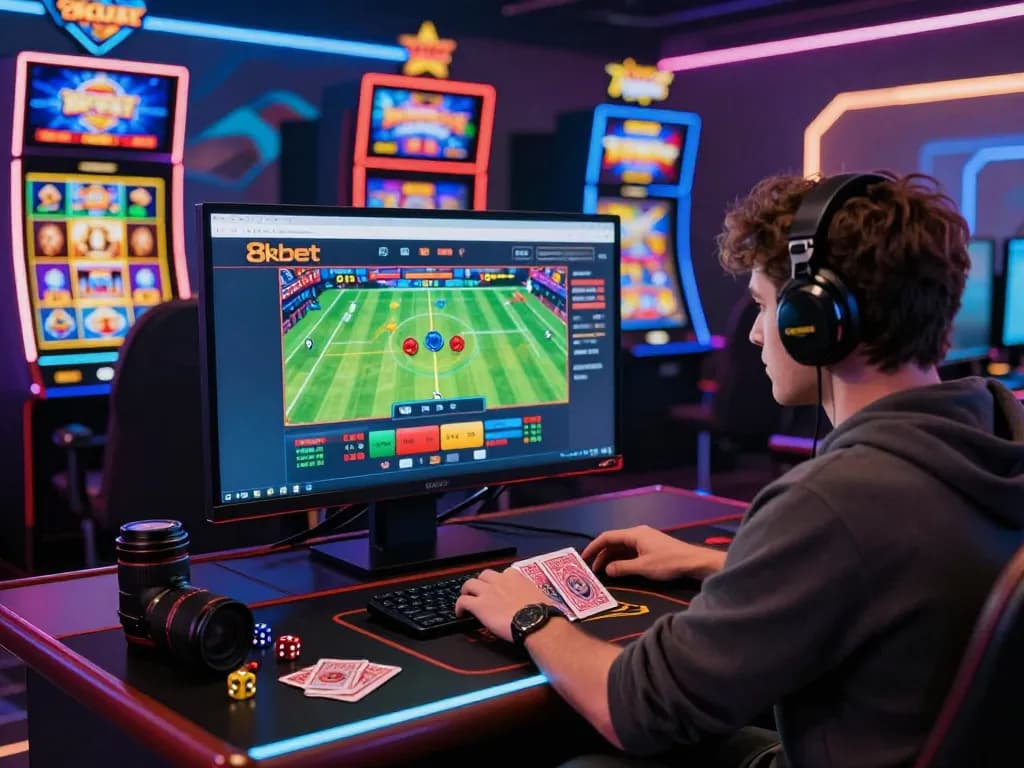 Experience the thrill of online gaming with 8kbet, featuring vibrant visuals and immersive betting interfaces.