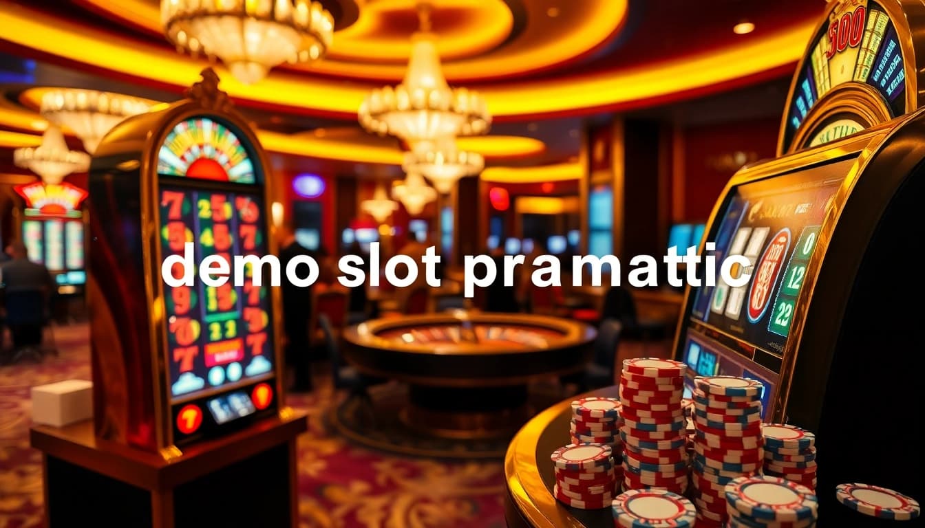 Experience the excitement of demo slot pragmatic gameplay at a luxurious casino floor.