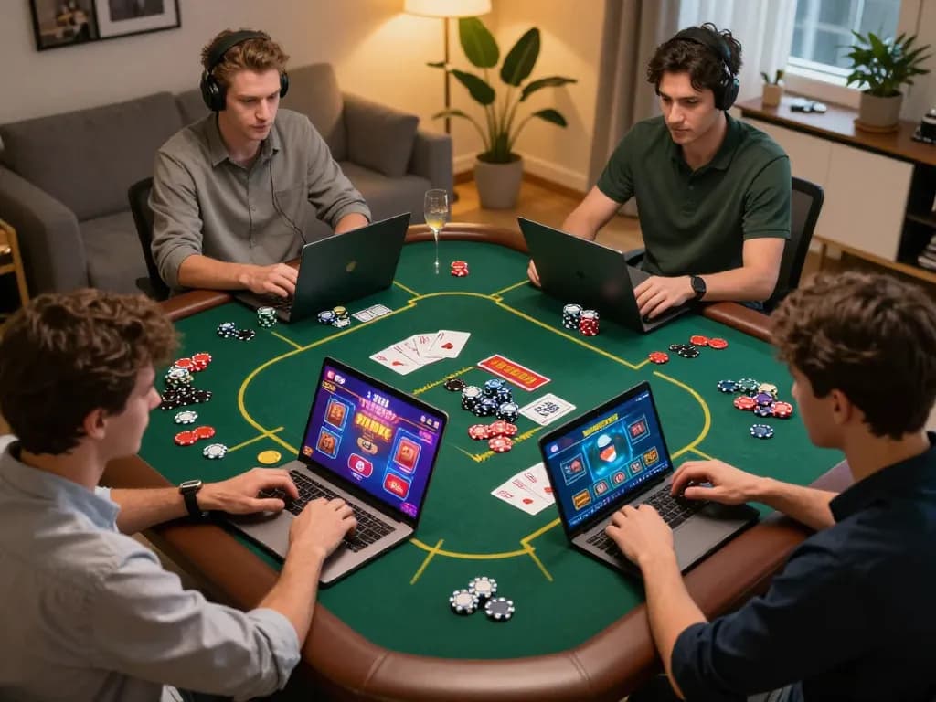 Players enjoying online games at home using tr88it for a thrilling and engaging experience