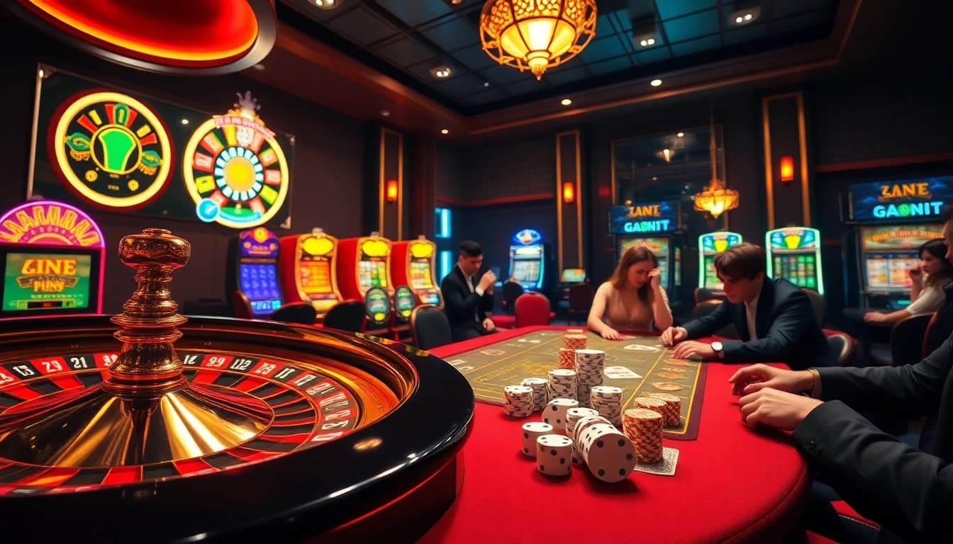 Intense poker action with 168vn themed table, capturing luxury and excitement of casino gameplay.