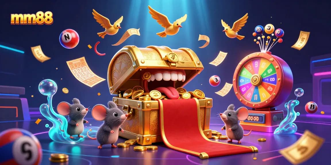 Spin to win with mm88's thrilling jackpot games featuring vibrant treasures and lucky moments!