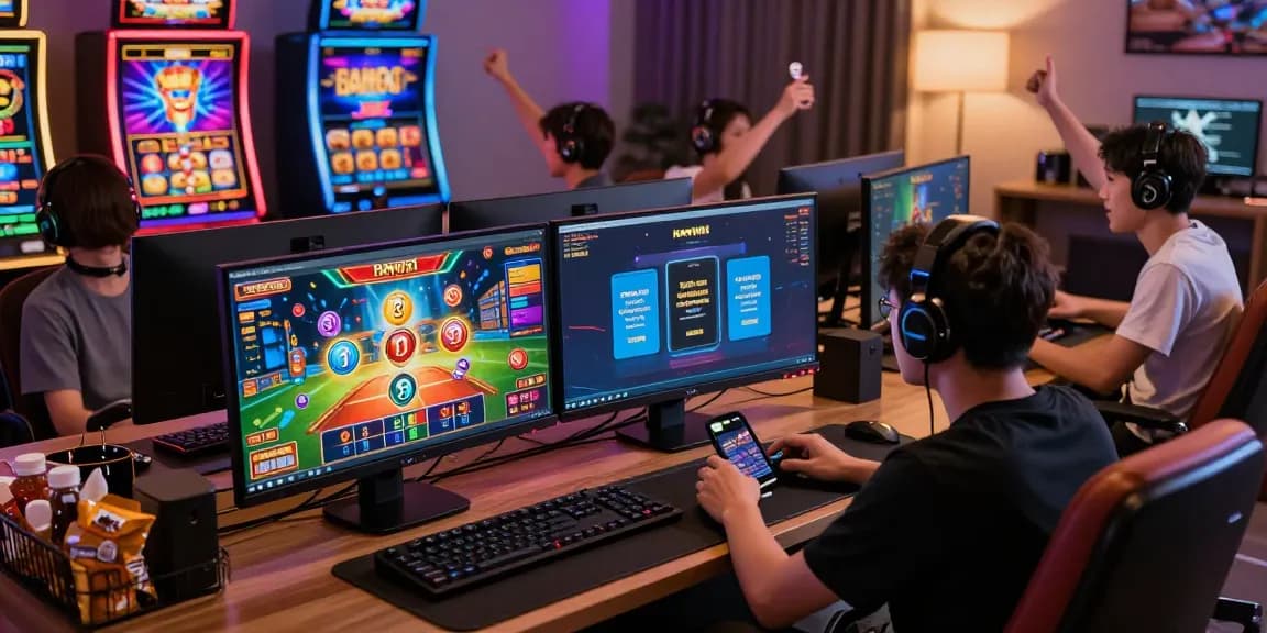 Players enjoying HAYWIN online gaming experience with vibrant visuals and engaging atmosphere.
