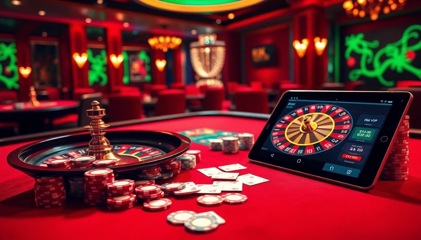 Experience the excitement of rik vip with vibrant casino tables and thrilling roulette spins.