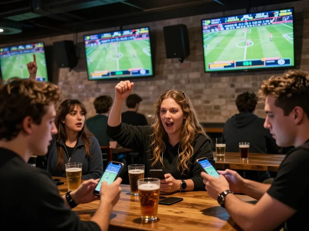 Fans placing live bets at RR88 during an exciting sports event.