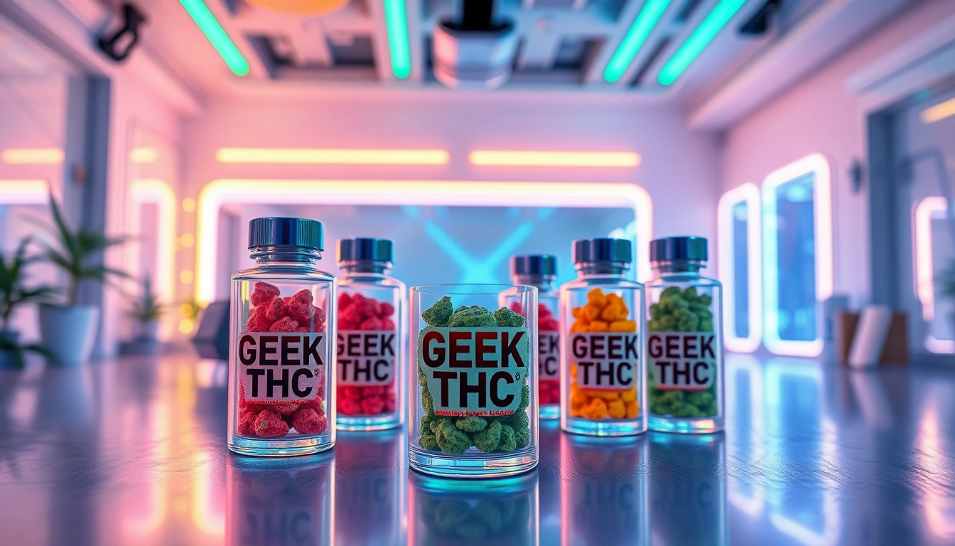 Engage with GEEK THC while exploring advanced cannabis product presentations.