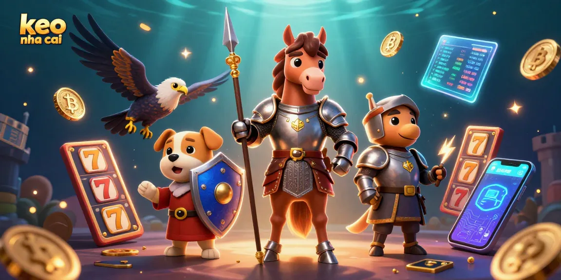 Engage with keo nha cai through thrilling slot adventures featuring knights and tokens.
