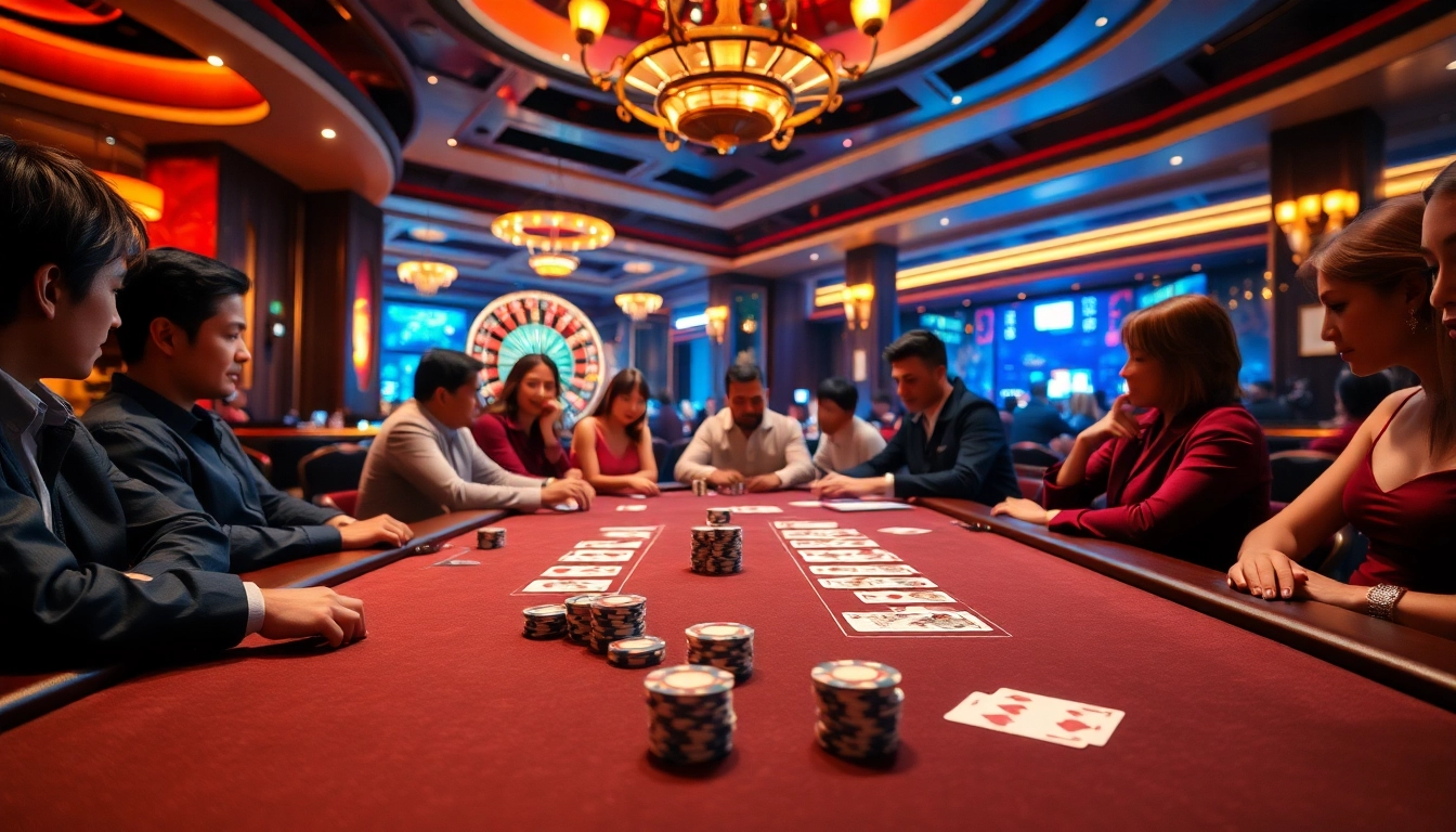 Experience the thrills of GOOD88 with engaging poker action and vibrant casino ambiance.