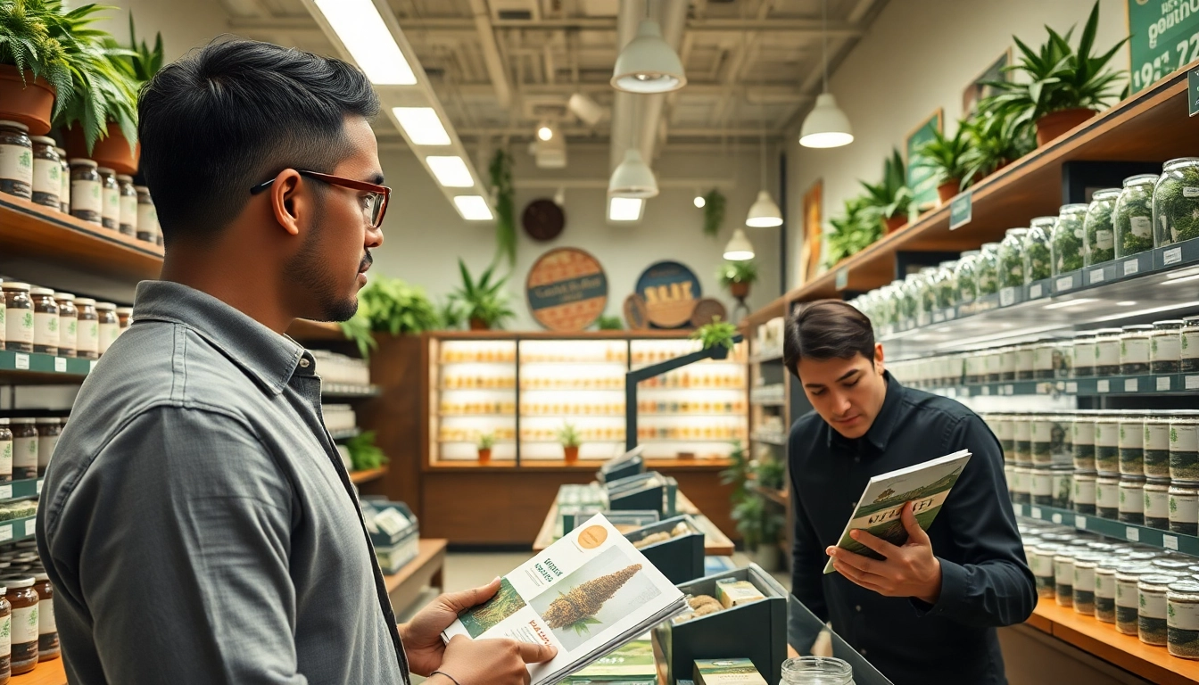 Find out where to buy weed in a vibrant cannabis retail environment.