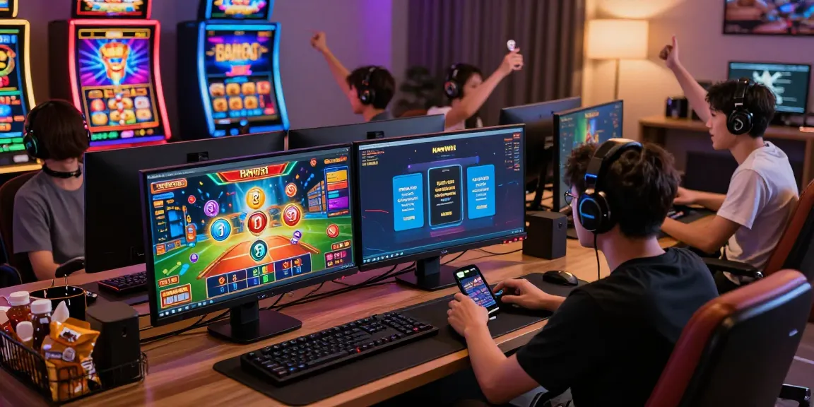 Players enjoying HAYWIN online gaming experience with vibrant visuals and engaging atmosphere.