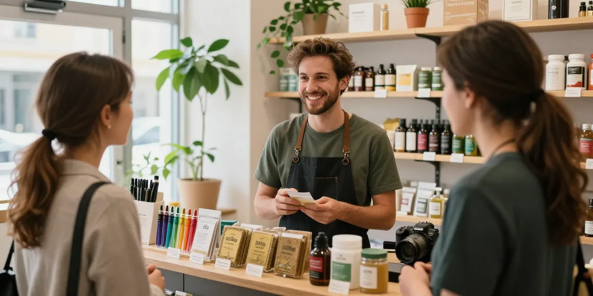 100 Haschplatte im THC-Shop, umgeben von verschiedenen Cannabisprodukten.