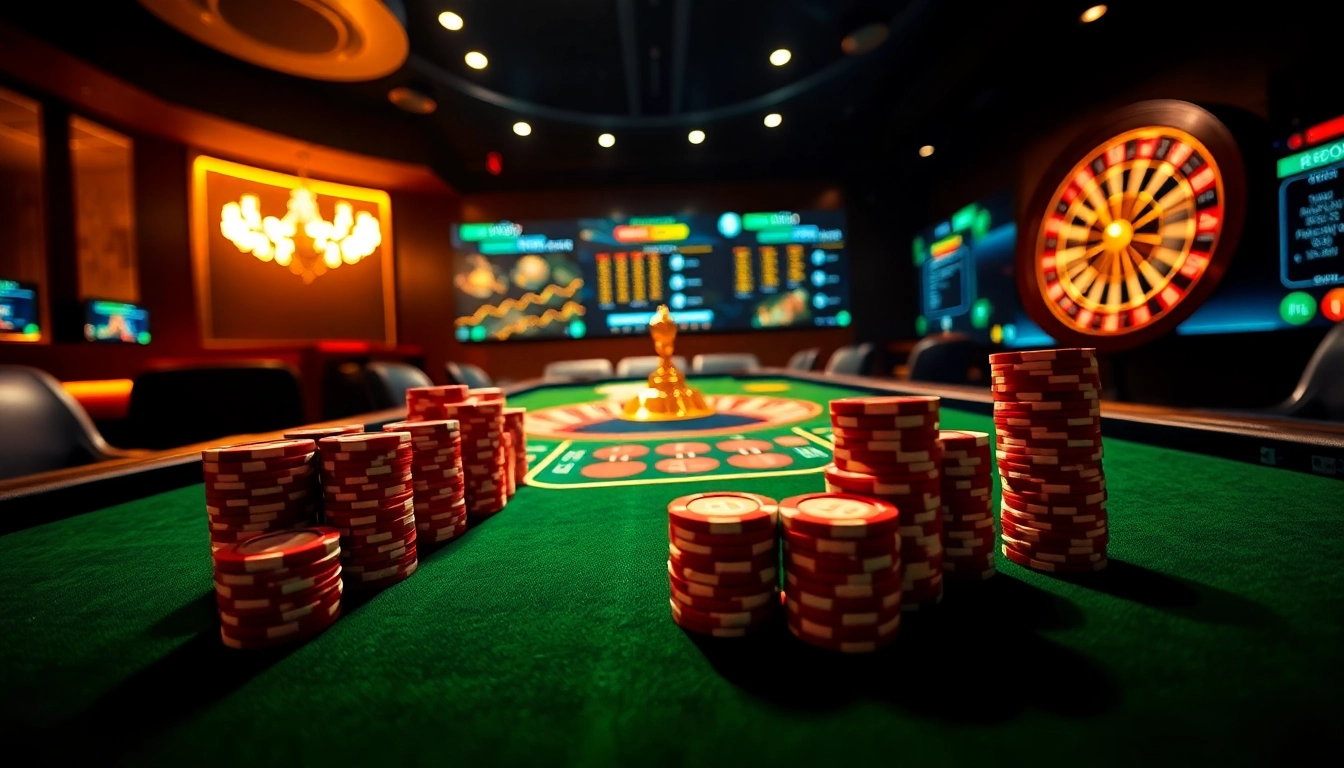 Experience the thrill of online gambling with RR88 as players engage at a luxury poker table.