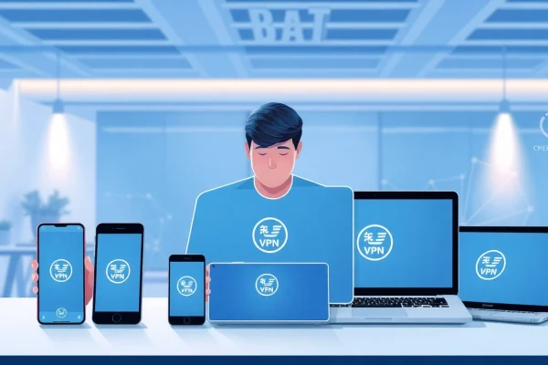 快连下载 on various devices, showcasing seamless VPN application access and global connectivity.