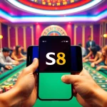 Experience thrilling gaming action at S8 casino with vibrant tables and luxurious atmosphere.