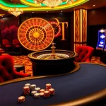 Experience the excitement of Bayvip with vibrant casino gaming tables and thrilling roulette.